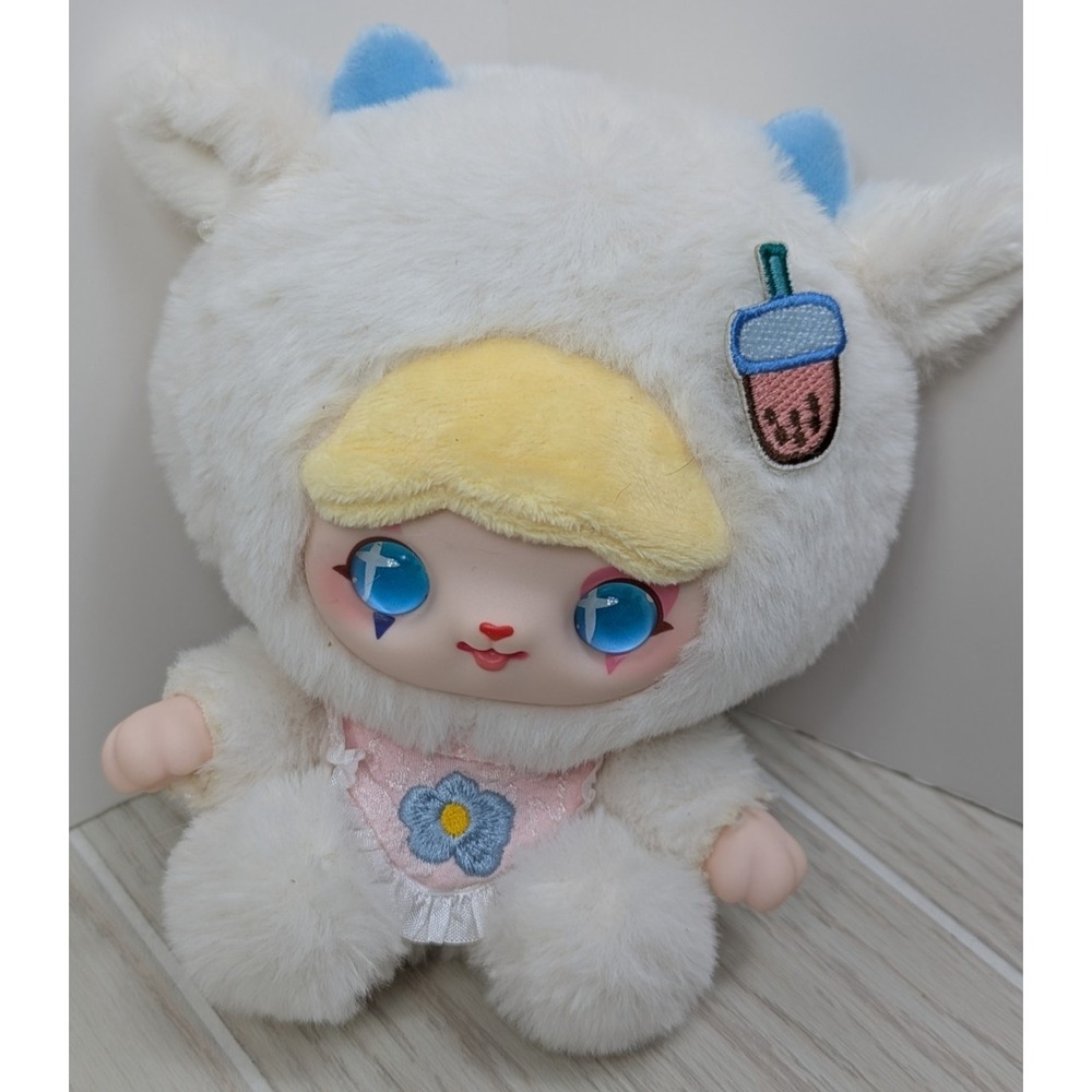 Kimmon Dream Creatures Plush Blind Box Series Circus Sheep Boba Tea Flower